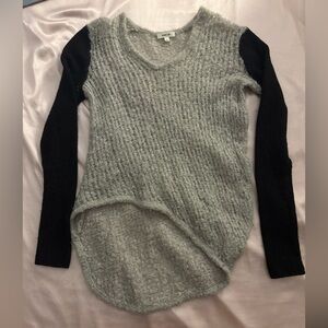 Rare Helmut Lang Asymmetrical Wool Bouclé Sweater